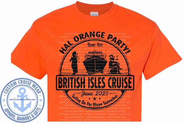 Julia Hitchcock Nieuw Statendam June 2025 British Isles Circle Retro Single Color