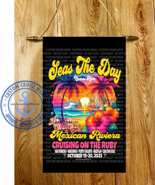 Sharon Benkert Ruby October 19 2025 Special Request Cabo Sunset FLAG