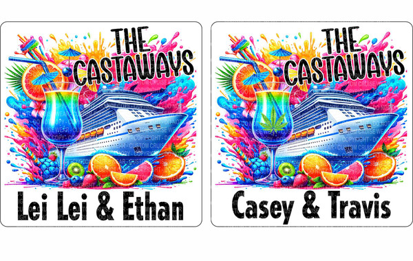 Casey Kimbrell Ship with Color Splash 3 inch Sticker