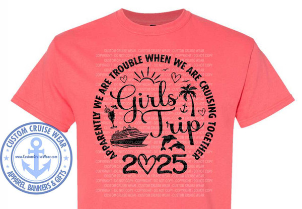 Apparently Girls Trip Circle Single Color