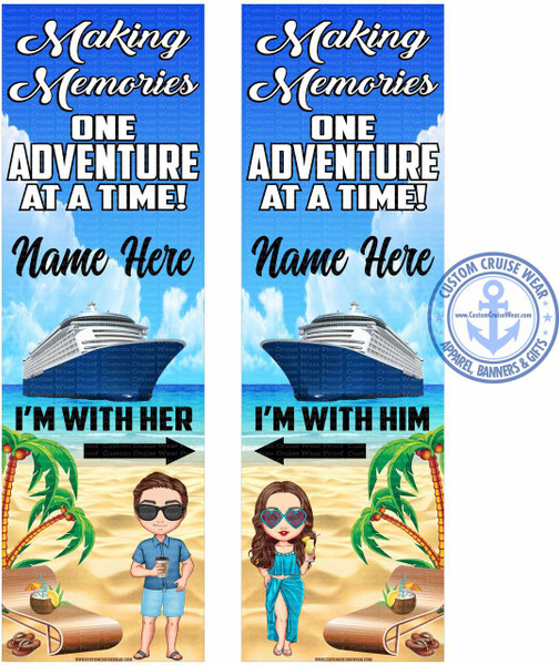 Making Memories One Adventure At A Time Double Cabin I'm With Arrow Characters BANNER