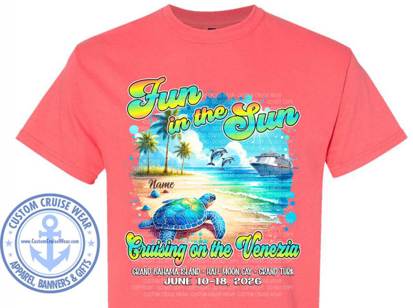 061026VENFUNSUN JUNE 10 2026 VENEZIA Bahama Cruise Fun In The Sun Turtle & Dolphins with Beach