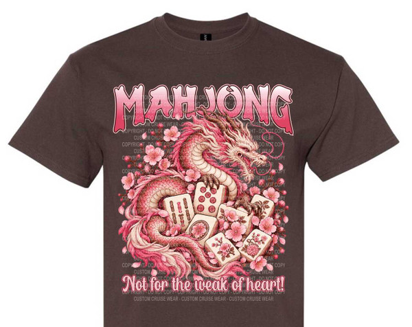 Pink Dragon Not For The Weak Of Heart Mahjong