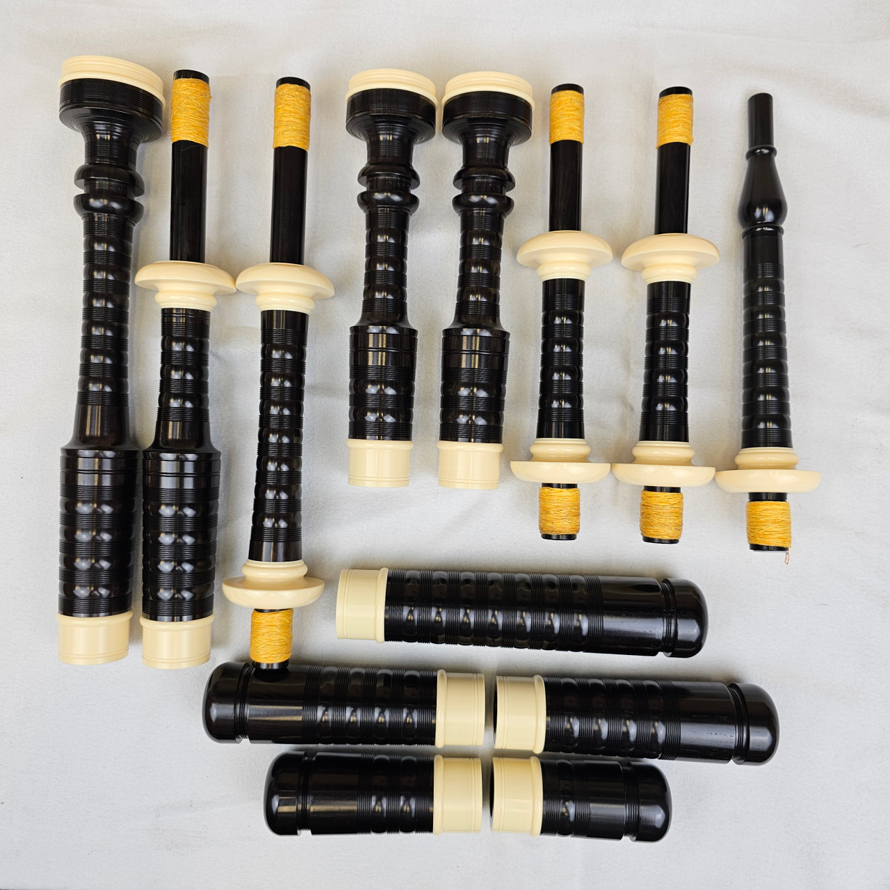 Dunbar DB3 Bagpipe - African Blackwood with full imitation ivory mounts