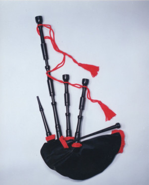 P1 Poly Bagpipe - Antique / Button Mount