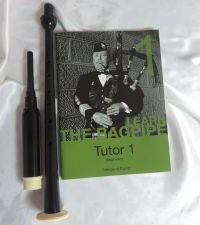 Deluxe Package – Long Practice Chanter with Optional Engraved Mounts + College of Piping Tutor Book #1