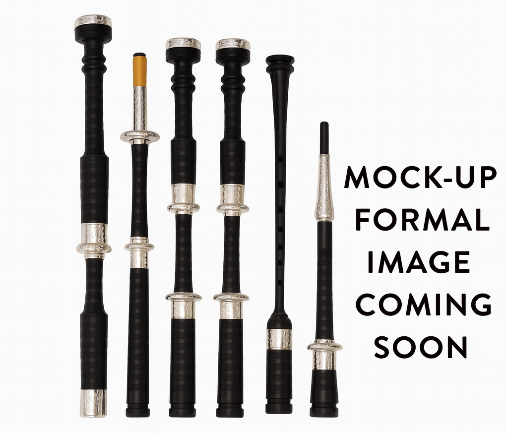 DB5 - Plain Silver Mounted Bagpipe