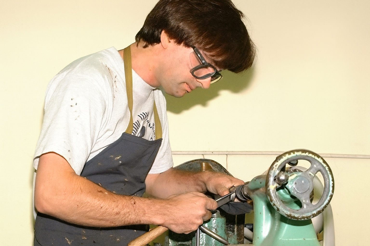 Rick Pettigrew in the Workshop