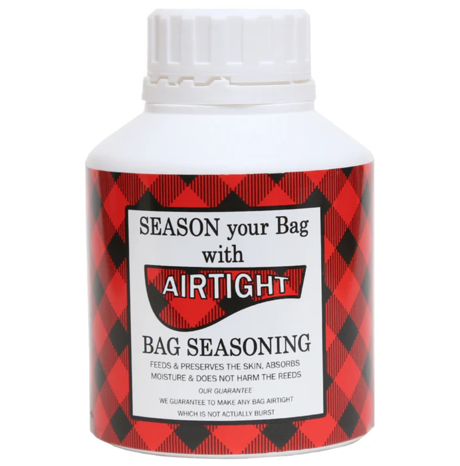 Airtight Bagpipe Seasoning for Hide Bag
