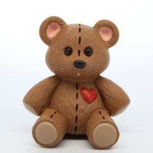 1990 Stitched Teddy Valentines Merry Miniature | The Ornament Shop