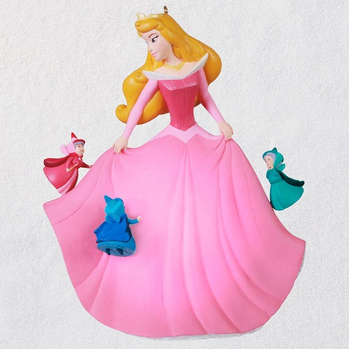 open lace back dress Postcard: Princess Aurora (Pink Dress) main image 0