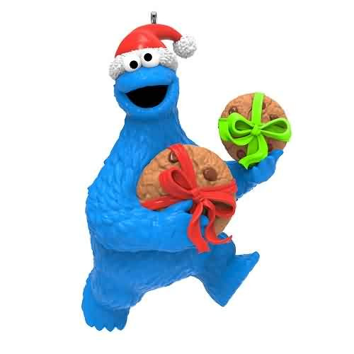 置物 Cookie 2021 Sesame Street - Cookie Monster Hallmark Ornament | The