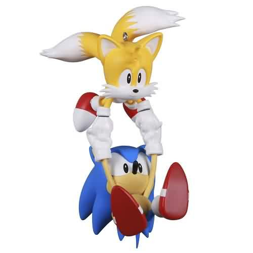 2021 Sonic the Hedgehog - Sonic and Tails Hallmark Ornament | The