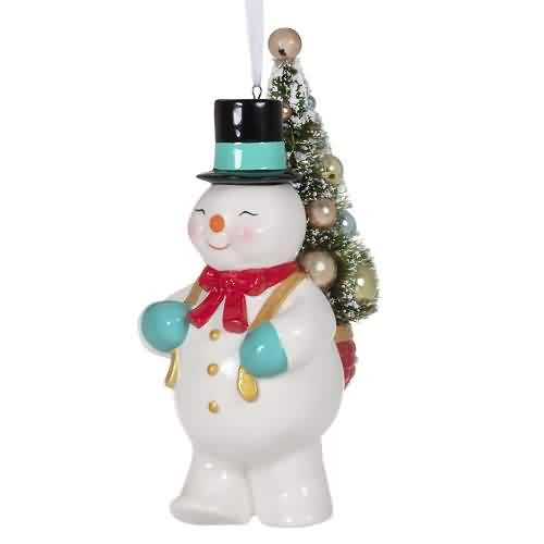 2021 Vintage Snowman Hallmark Ornament | The Ornament Shop