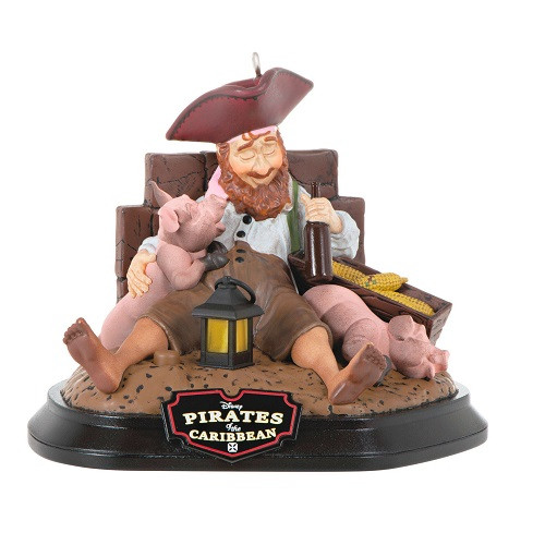 Disney Pirates of the Caribbean 貯金箱 2022 Disney - A Short Snooze - Pirates of the Caribbean Hallmark