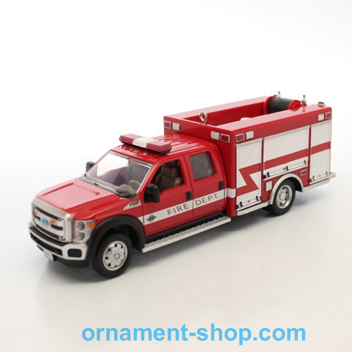 2024 Fire Brigade #22 - 2011 Ford F-550 Fire Engine Hallmark