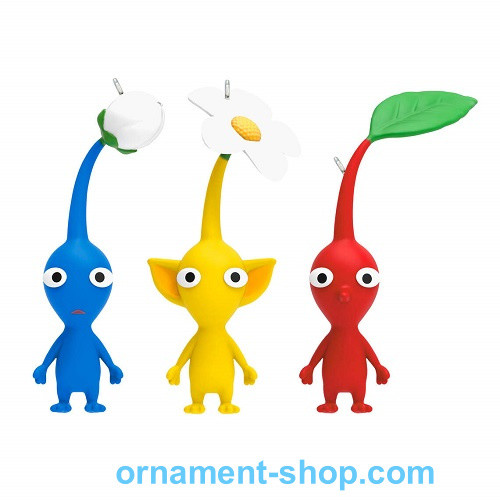 2024 Pikmin - Red, Yellow, and Blue Pikmin Hallmark Ornament | The