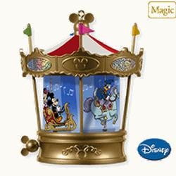 Disney Characters メリーゴーランド オルゴール 2010 Disney - Mickey's Merry Carousel Hallmark Ornament