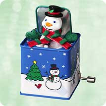 2003 Jack In The Box #1 - Snowman Hallmark Ornament | The Ornament