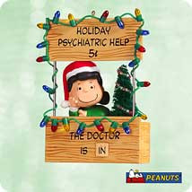 2003 Peanuts - Advice Booth Hallmark Ornament | The Ornament Shop