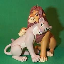 1998 Disney - Simba And Nala Christmas Ornament | The Ornament Shop