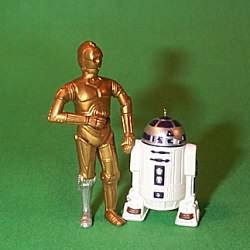 1997 Star Wars - C-3PO And R2-D2 - Mini Christmas Ornament | The