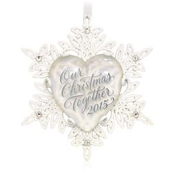 Hallmark Décoration de Noël souvenir 2018 Happy Heart Année en verre daté