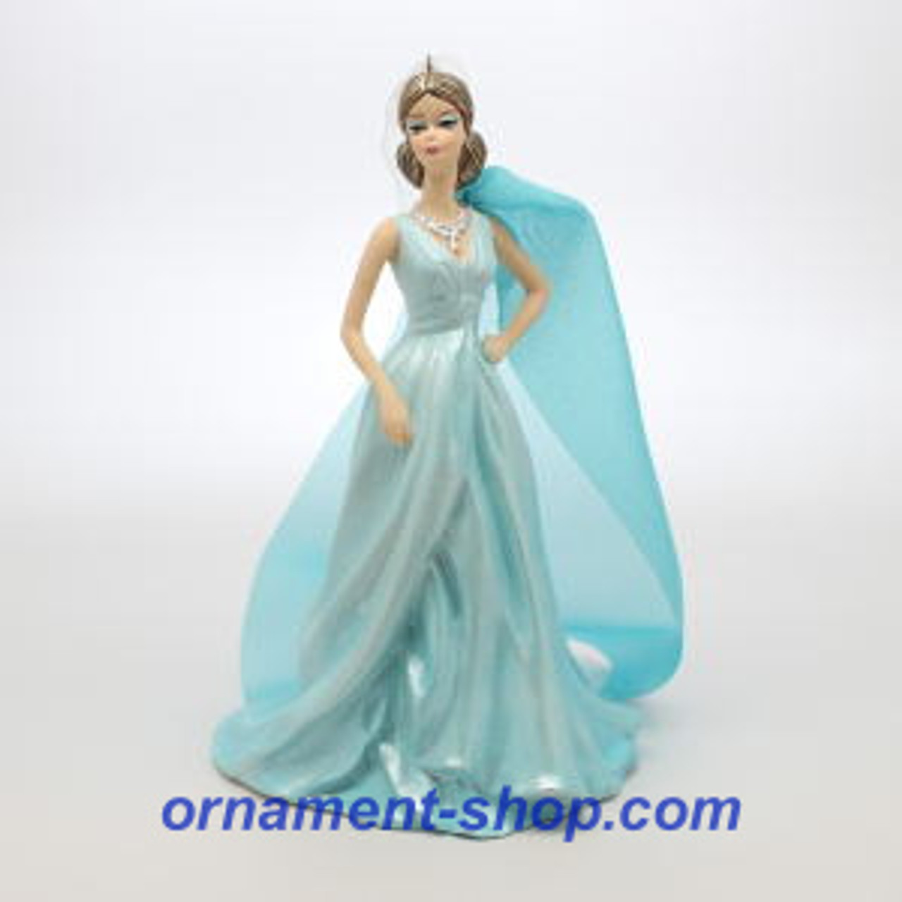 blue chiffon barbie