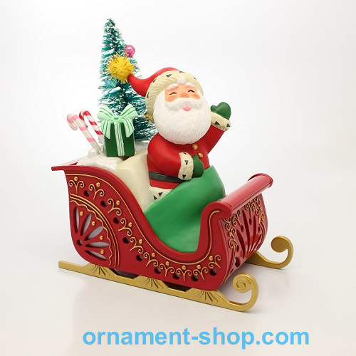 2024 Vintage Santa Showtopper - Mini Tree Topper Hallmark