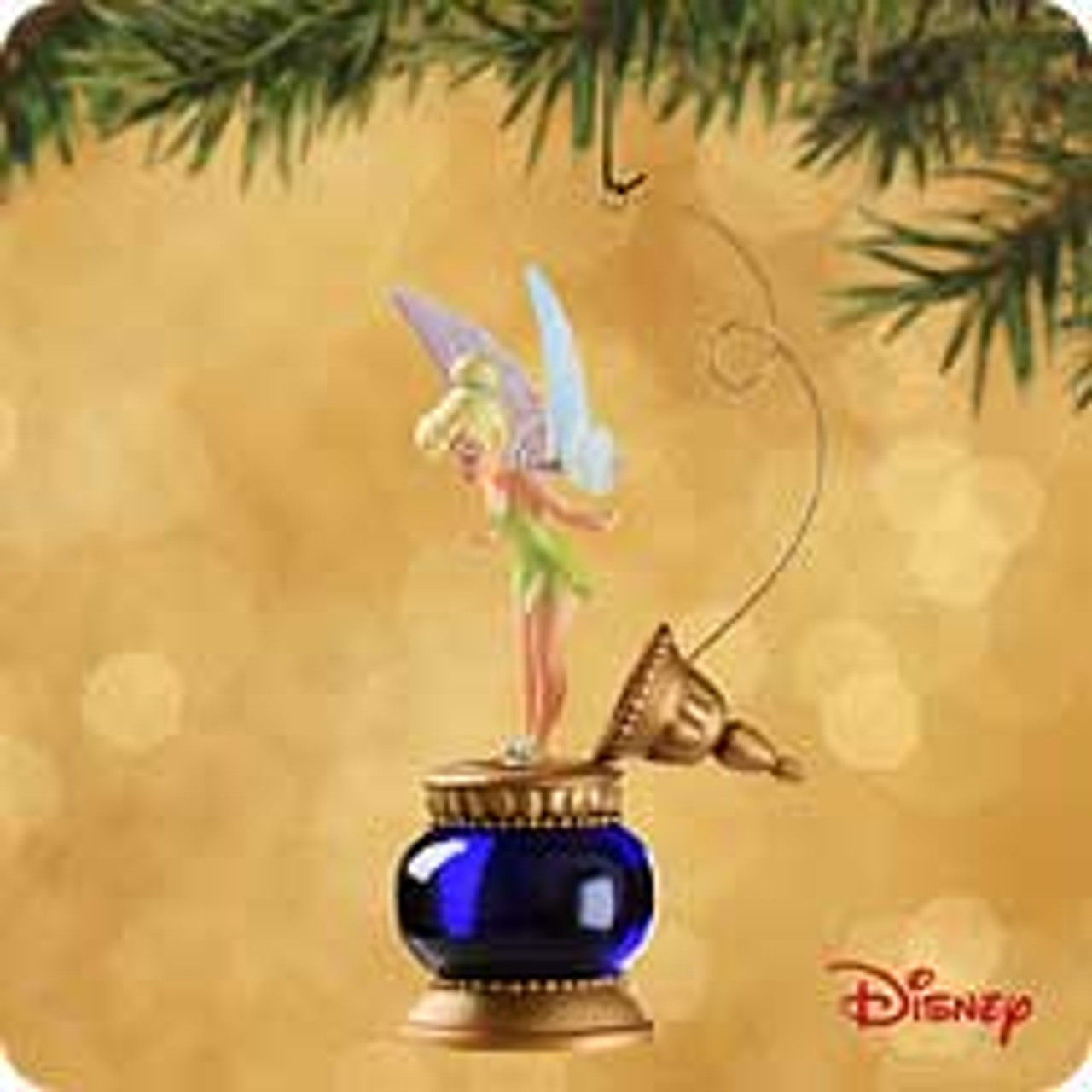 未使用 Disney Tinkerbell Spinning Ornament Vintage Disney 