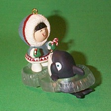 1992 Frosty Friends #13 - Whale Christmas Ornament | The Ornament Shop