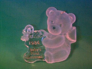 1984 baby's first christmas ornament