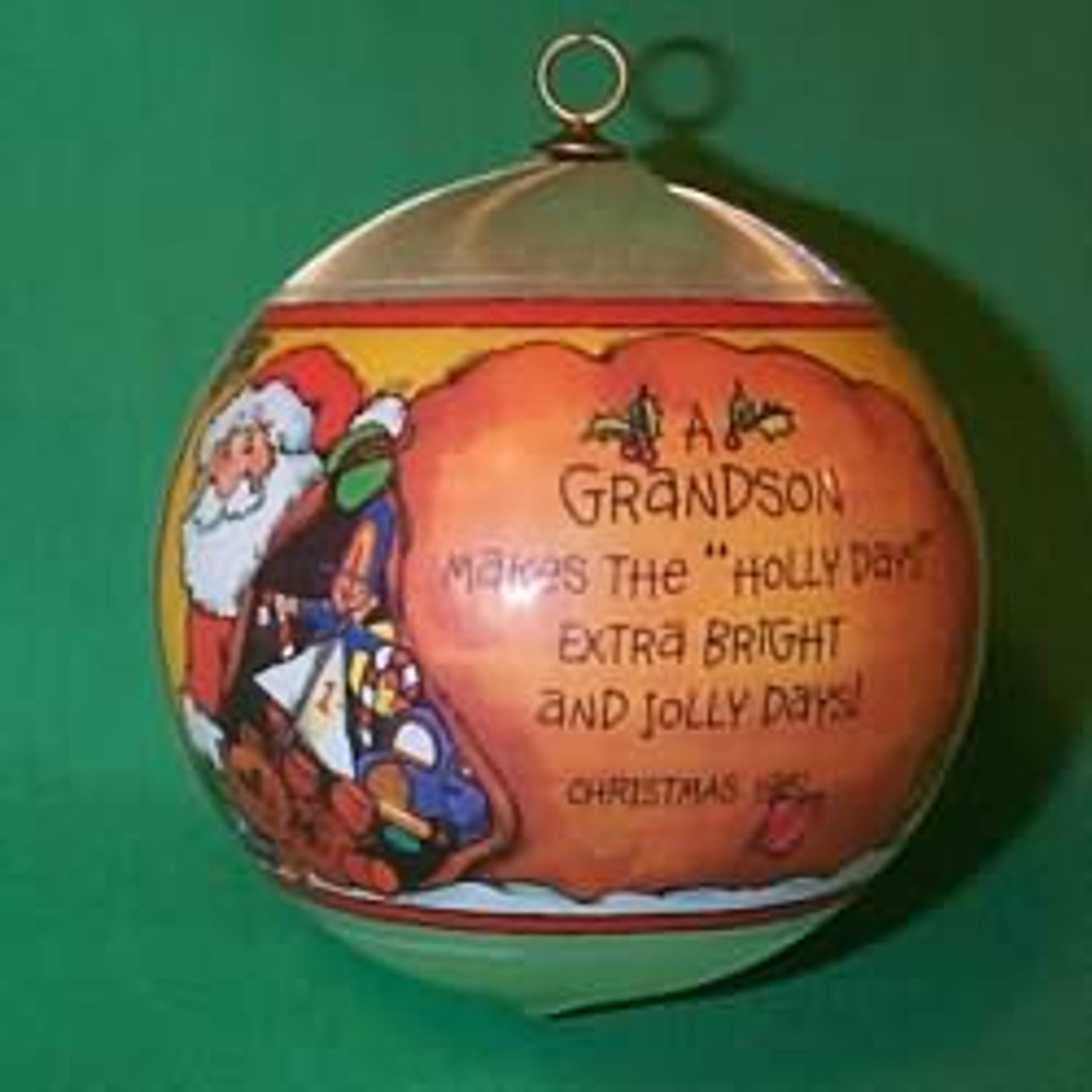 1981 Grandson Christmas Ornament The Ornament Shop