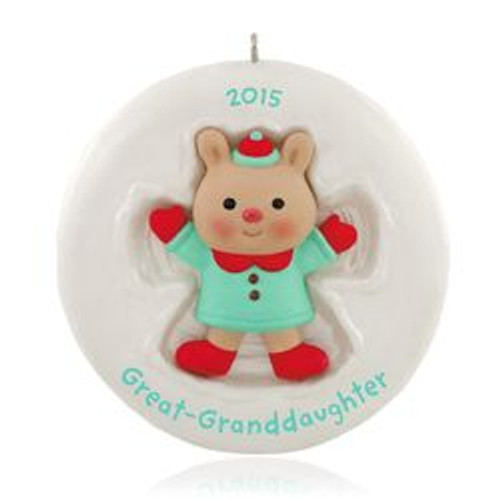 2015 Great-Granddaughter Hallmark ornament, QGO1279