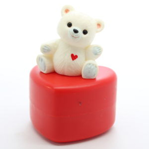 1985 Bear On Heart Container