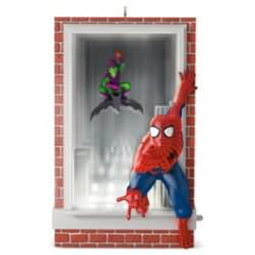 2016 Spider-man - Slinging and Swinging Hallmark ornament, QXI3464