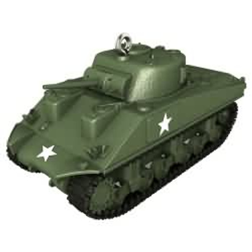 2017 1943 M4A3 Sherman Tank Hallmark ornament - QXI3185