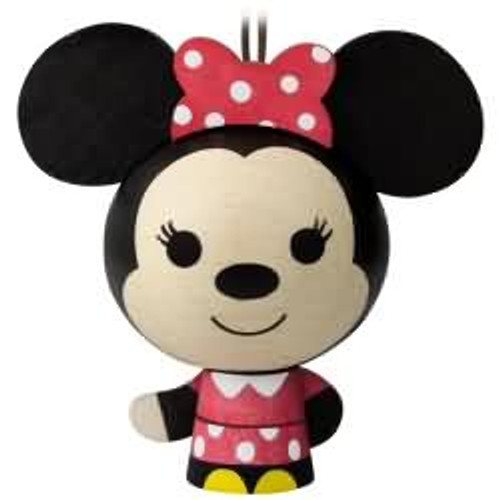 2017 Wooden - Minnie Mouse Hallmark ornament, QKK3546