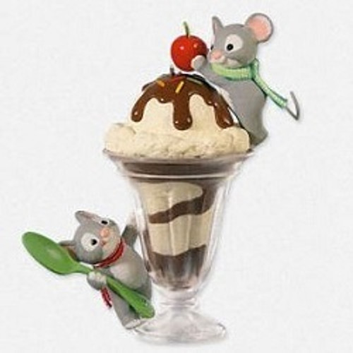 2014 Mice Cream Sundae - Club Hallmark ornament, QXC5078