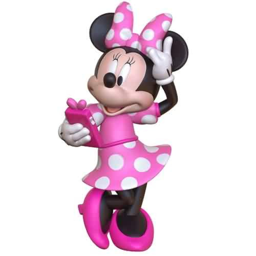 2021 Disney - Phoning A Friend Minnie Mouse Hallmark Ornament