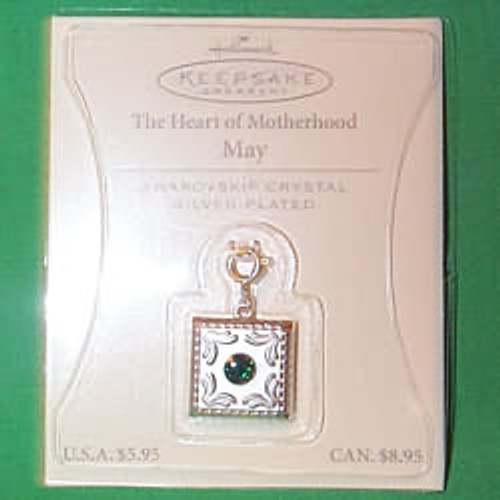 2003 Heart of Motherhood Charm - May (QEP2057)