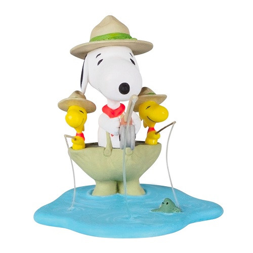 2022 Peanuts  - Fishing Friends - Beagle Scouts Hallmark ornament (QXI7823)