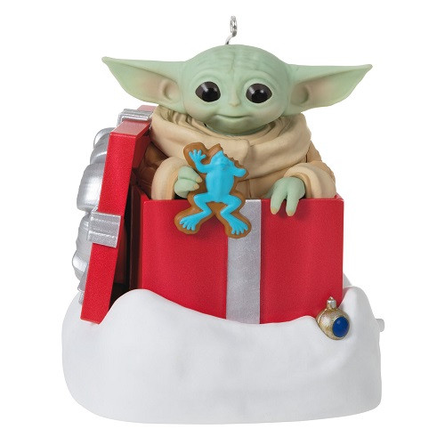 2024 Star Wars: The Mandalorian - Grogu in Hovering Pram Hallmark