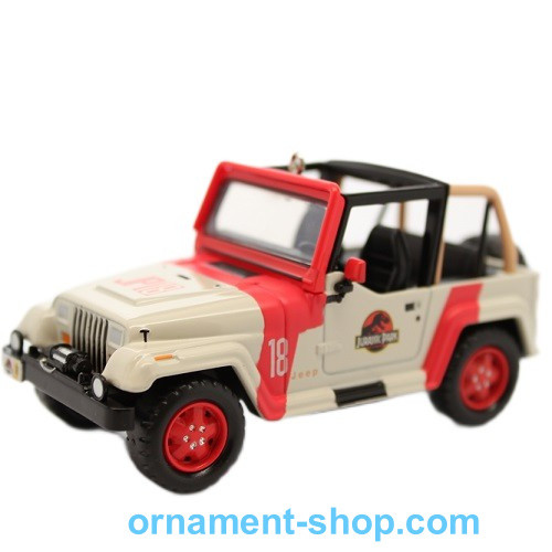 2023 The Car's the Star #3 - 1992 Jeep Wrangler - Jurassic Park Hallmark ornament, QXR8149