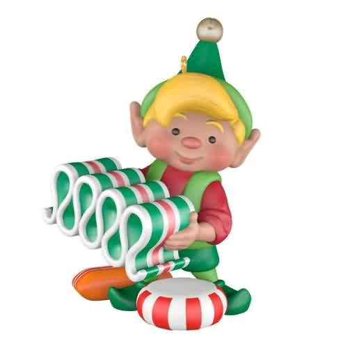 2025 North Pole Tree Trimmers #13 - Candy Hallmark Ornament | The