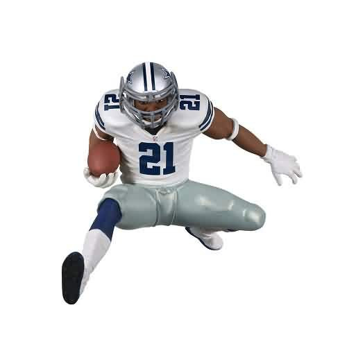 2021 Football Legends #27 - Ezekiel Elliott - Dallas Cowboys Hallmark ornament, QXR9272