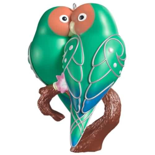 2026 Beauty of Birds - Lovebirds - Club Hallmark ornament (QXC5635)