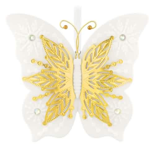 2026 Brilliant Butterflies - 10th Anniversary Hallmark ornament (QGO2833)
