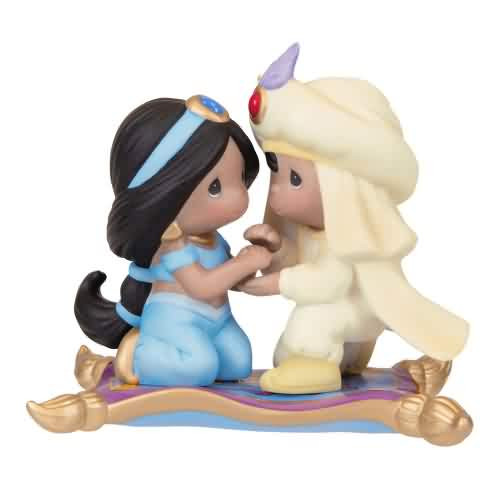 2026 Disney - Aladdin and Jasmine - Precious Moments - Ltd Hallmark ornament (QXE3556)