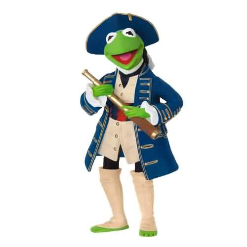 2026 Disney - Kermit as Captain Smollett - Muppet Treasure Island 30th Anniversary Hallmark ornament (QXD6673)